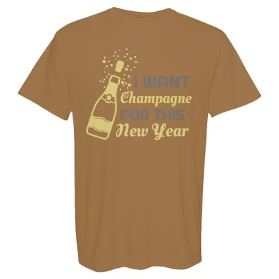 I want champagne for this new year