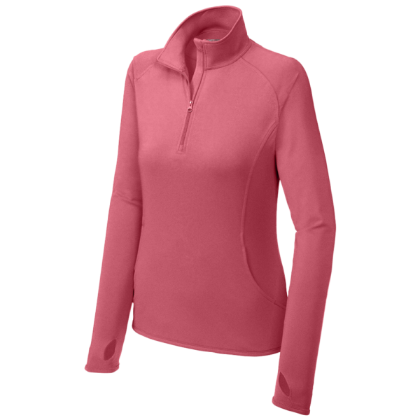 LST850 Sport-Tek Women's Sport-Wick Stretch 1/2-Zip Pullover