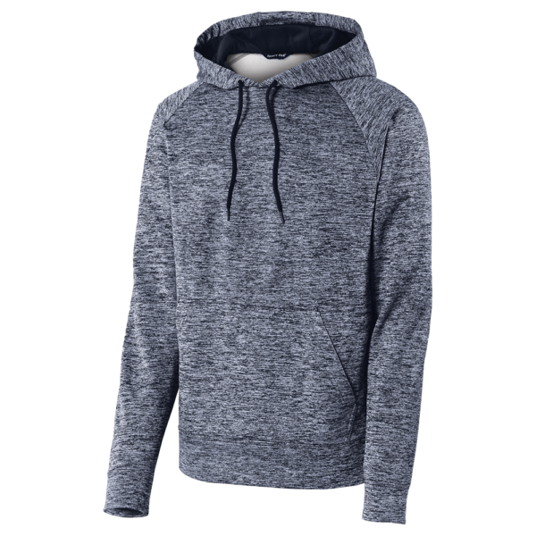 ST225 Sport-Tek PosiCharge Electric Heather Fleece Hooded Pullover