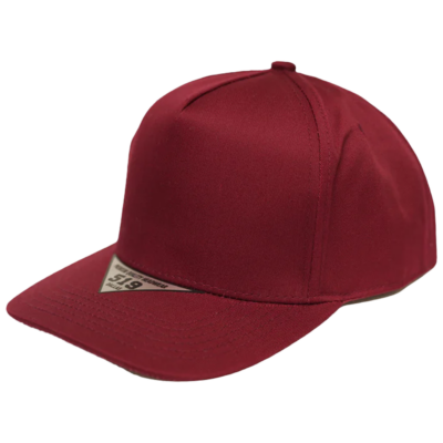 519 Blank Plain Cotton Twill Five Panel Pro Style Cap Hat