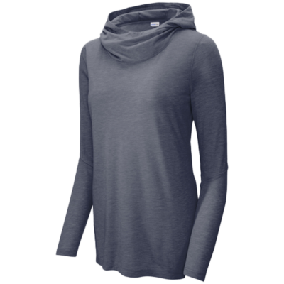 LST406 Sport-Tek Women's PosiCharge Tri-Blend Wicking Long Sleeve Hoodie