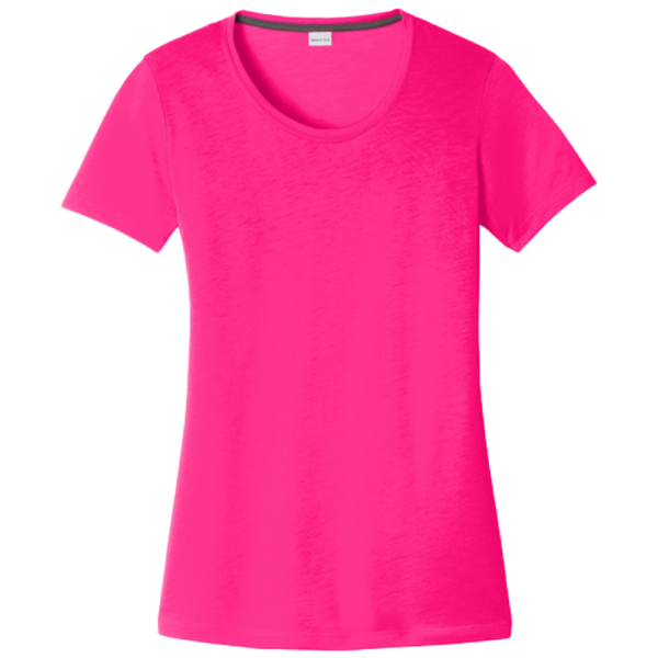 LST450 Sport-Tek Women's PosiCharge Competitor Cotton Touch Scoop Neck Tee