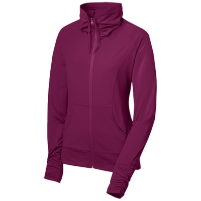 LST852 Sport-Tek Women's Sport-Wick Stretch Full-Zip Jacket