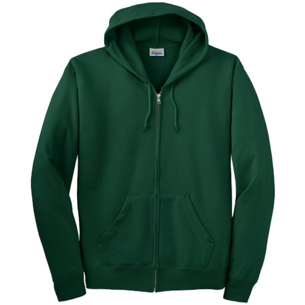 P180 Hanes- EcoSmart Full-Zip Hooded Sweatshirt