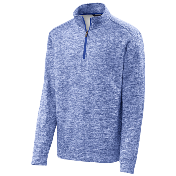 ST226 Sport-Tek PosiCharge Electric Heather Fleece 1-4-Zip Pullover