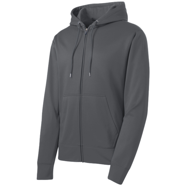 ST238 Sport-Tek Sport-Wick Fleece Full-Zip Hooded Jacket