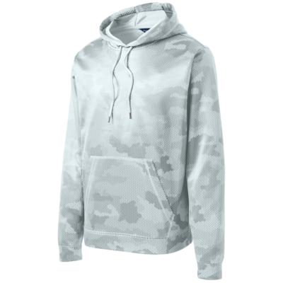 ST240 Sport-Tek Sport-Wick CamoHex Fleece Hooded Pullover