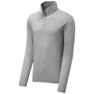 ST407 Sport-Tek PosiCharge Tri-Blend Wicking 1-4-Zip Pullover