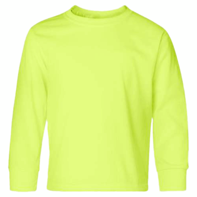 29BL Jerzees Youth Dri-Power 50-50 Cotton-Poly Long Sleeve T-Shirt