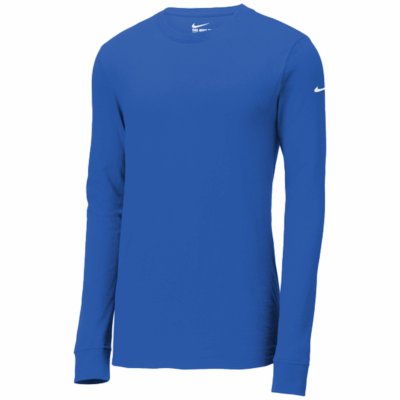 NKBQ5230 Nike Dri-FIT Cotton-Poly Long Sleeve Tee