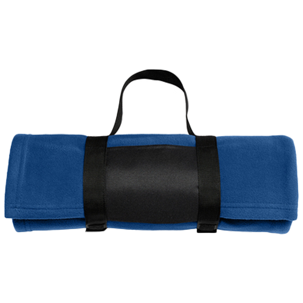 Fleece Blanket with Carrying Strap