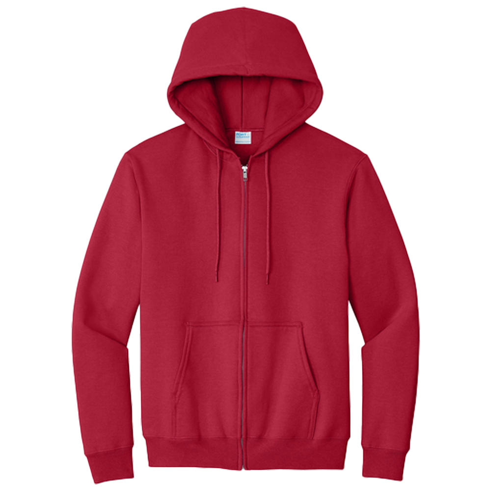 Essential Fleece Full-Zip Hooded Sweatshirt